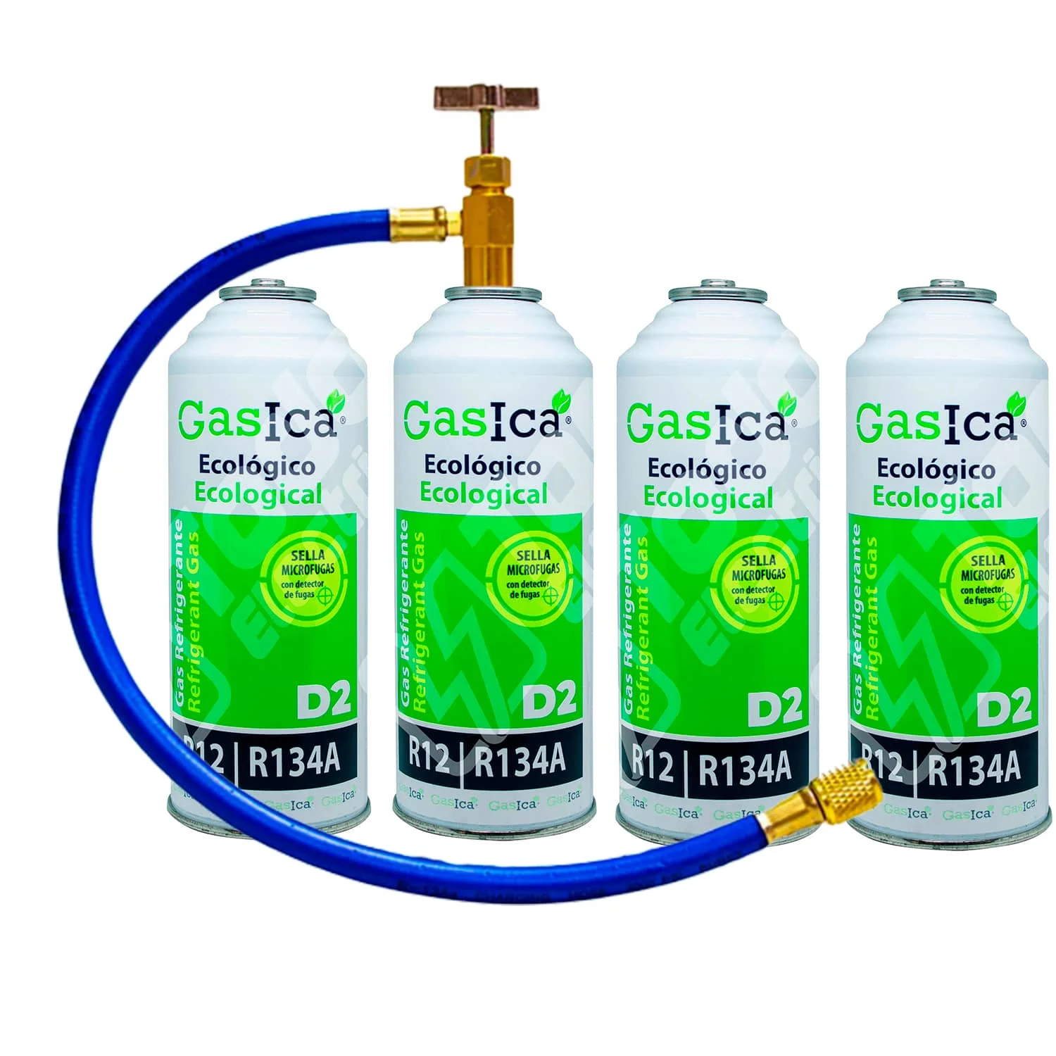 2 pack saving (2x226Gr) bottles Gas refrigerant Gas D2 substitute R12