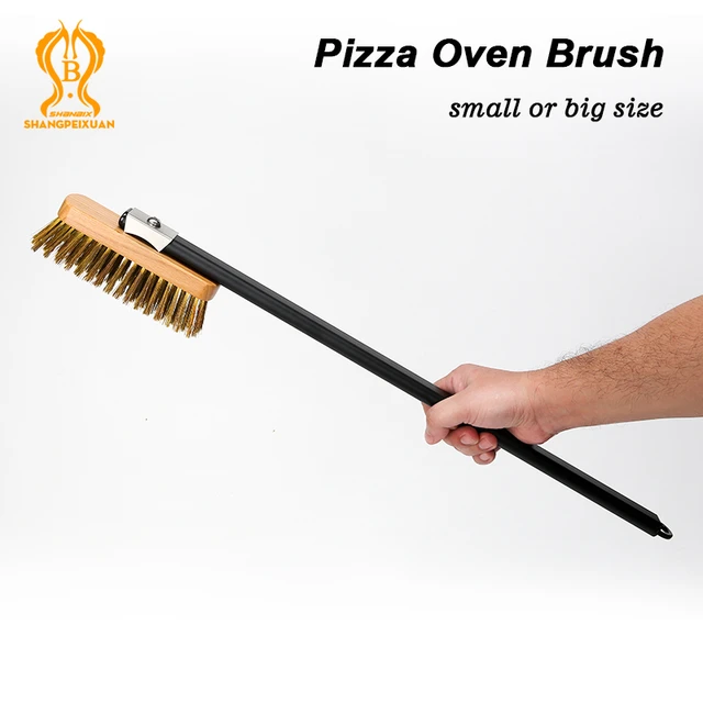 Stainless Steel Brush Pizza Oven  Pizza Brush Cleaning Pizza - Pizza Oven  Scraper - Aliexpress