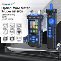 NOYAFA NF-8508 Jaringan Kabel Tester Kawat Optik Meter Tracer LCD Digital Isi Ulang Jalur Jaringan Finder Kawat PoE Checker 1