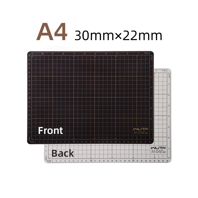 WUTA Premium Self-Healing Fabric and Leather Cutting Mat - Double-Sided Craft Tool Set