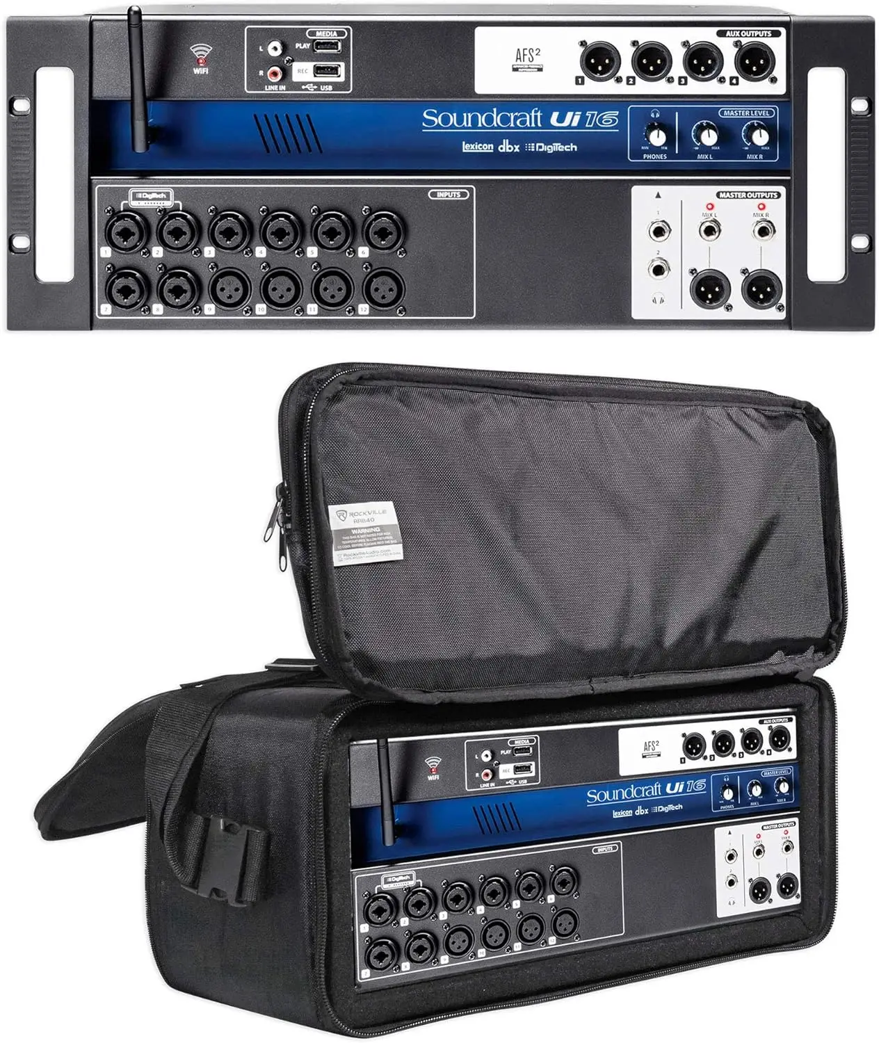 

16-канальный цифровой микшер Soundcraft Ui16 с дистанционным управлением