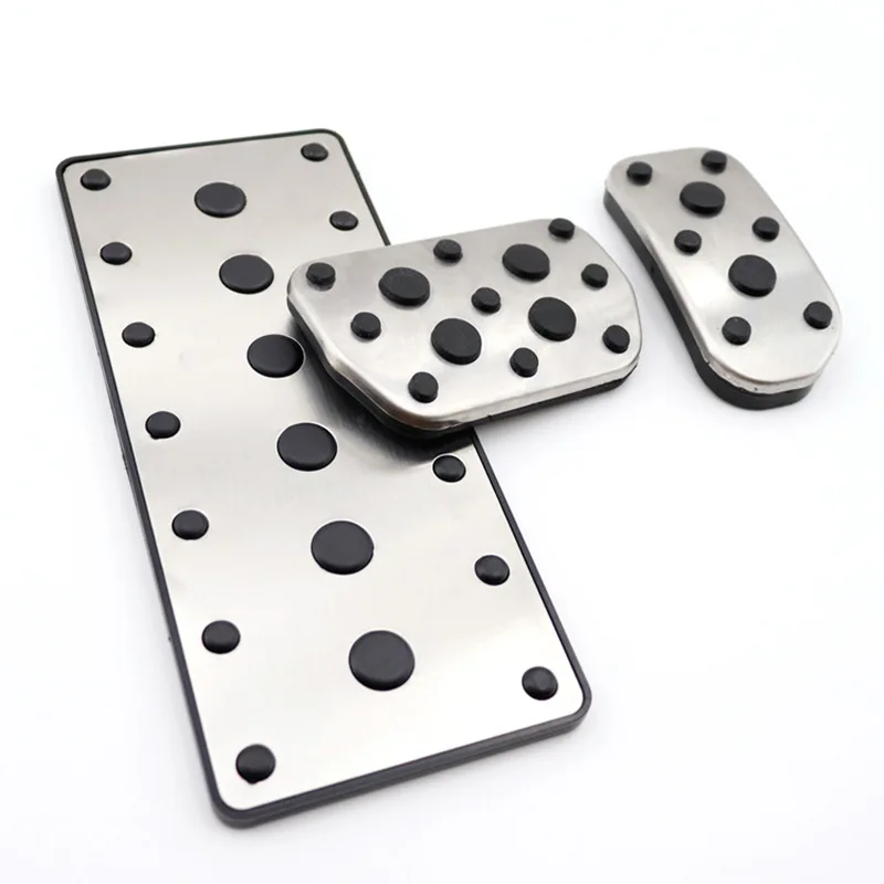 Car Stainless Steel Pedal for Toyota Corolla E140 E150 Axio Fielder 2009~2013 Anti-Slip Fuel Brake Rest Footres Cover Accessorie