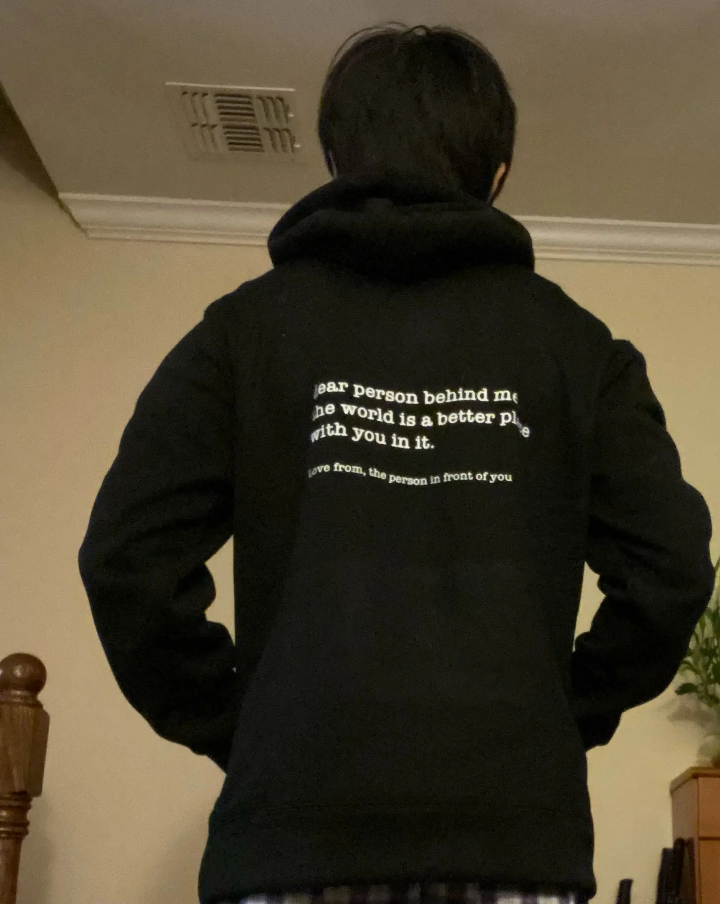 Dear Person Behind Me' Unisex Hoodie