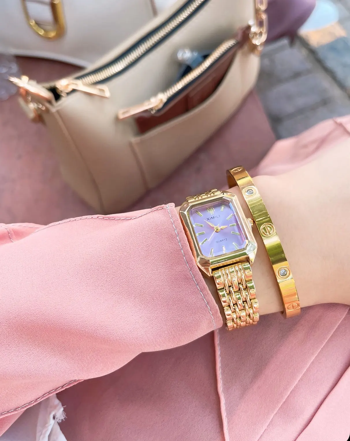 Women's 32mm Square Quartz Watch photo review