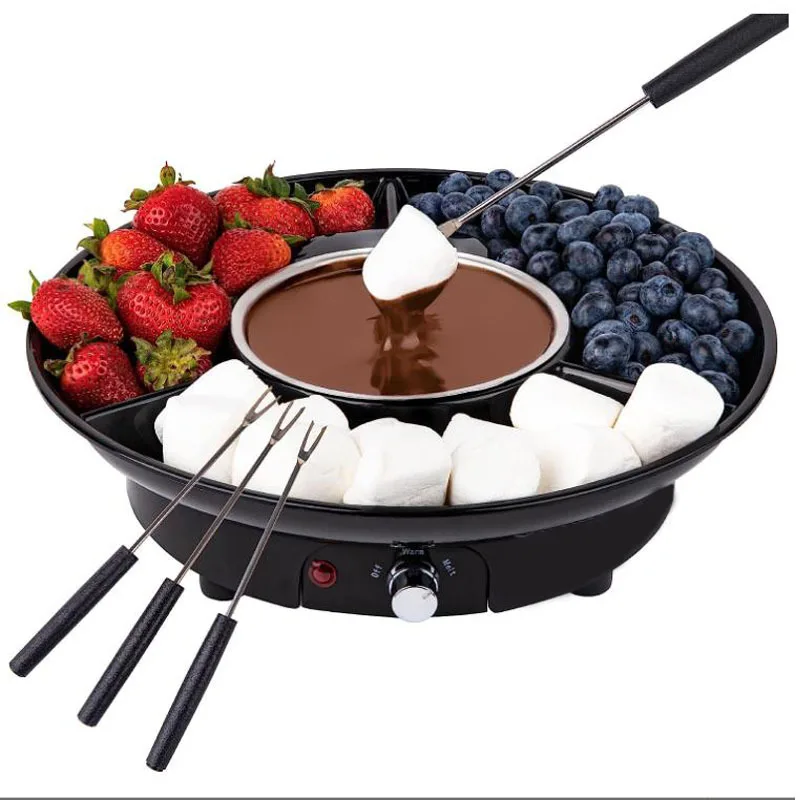 Chocolate Hot Pot Fountain Machine Baking DIY Melting pot Automatic Heating Constant Temperature