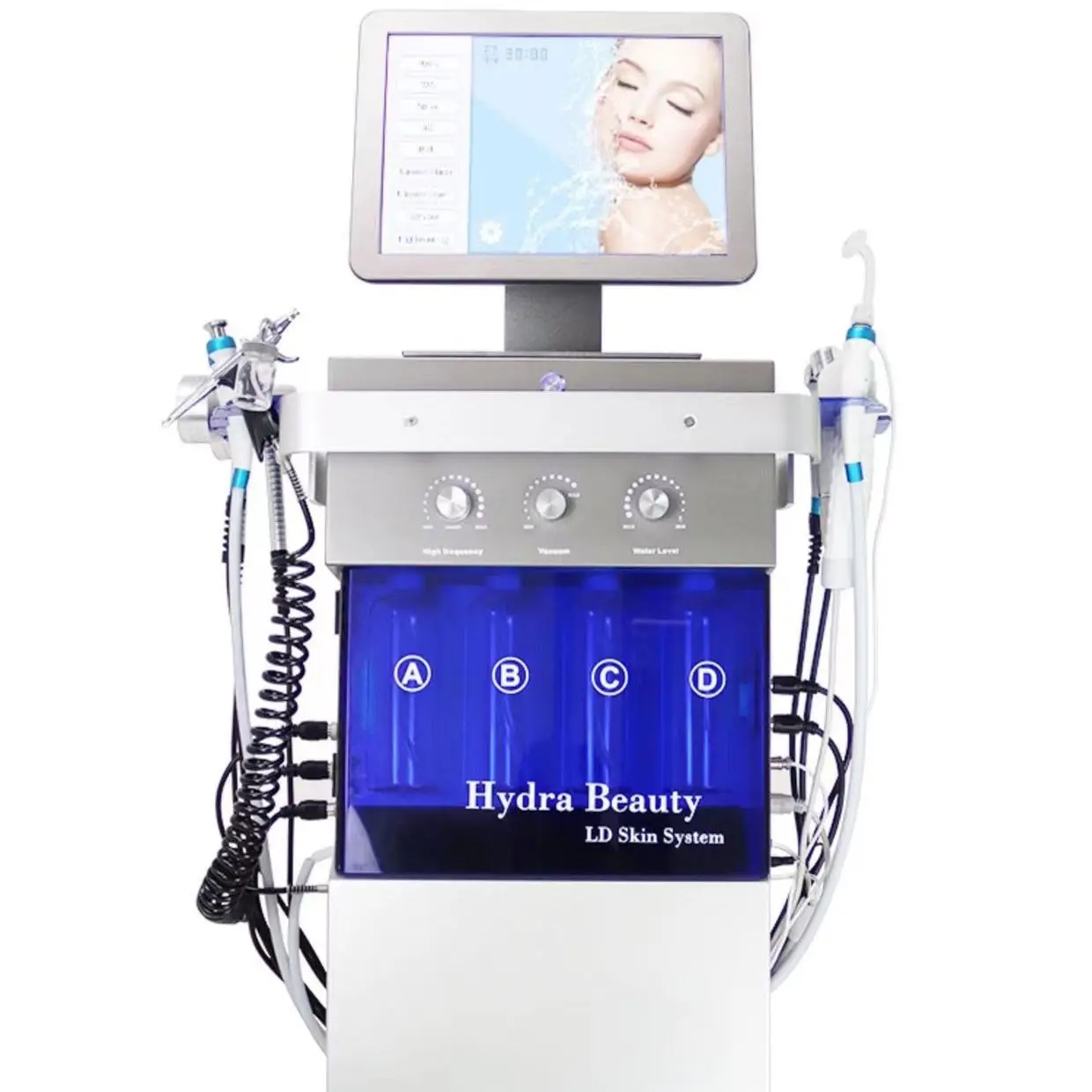 

Hot 10 in 1 Aquasure High Pressure Oxygen Jet Peeling Skin Care Skin Rejuvenation Hydra Dermabrasion Facial Aqua Bubble