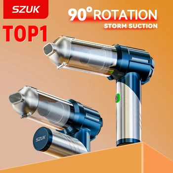 SZUK New Mini Car Vacuum Cleaner Wireless Handheld Vacuum Cleaner Cleaning Machine Strong Suction Portable Vacuum Cleaner Car 1