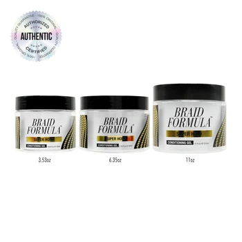 Ebin New York Braid Formula Conditioning Gel Super Hold - Extra Strong Hold, Frizz Control, Long Lasting Braids 2