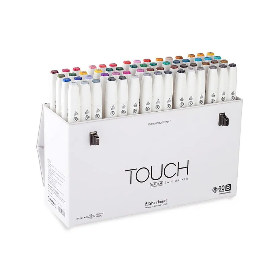 Caja rotuladores Touch Twin brush 60 A