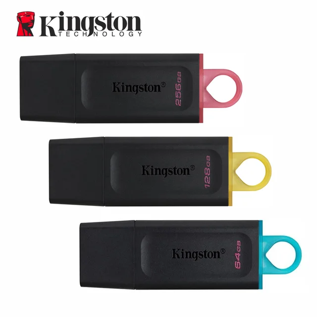 Kingston USB Flash Drives Pendrive 256Gb 128Gb 64Gb DTX Pocket USB 3.2 Gen1 Mini Key Usb Flash Drive Memory Stick Fot Numeral PC 1