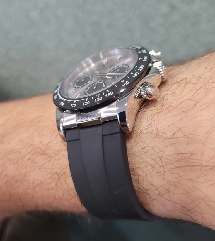 2020 New PAGANI DESIGN Quartz Watch Men Top Brand Automatic Date Wristwatch Silica gel Waterproof Daytona Chronograph Clock Mans