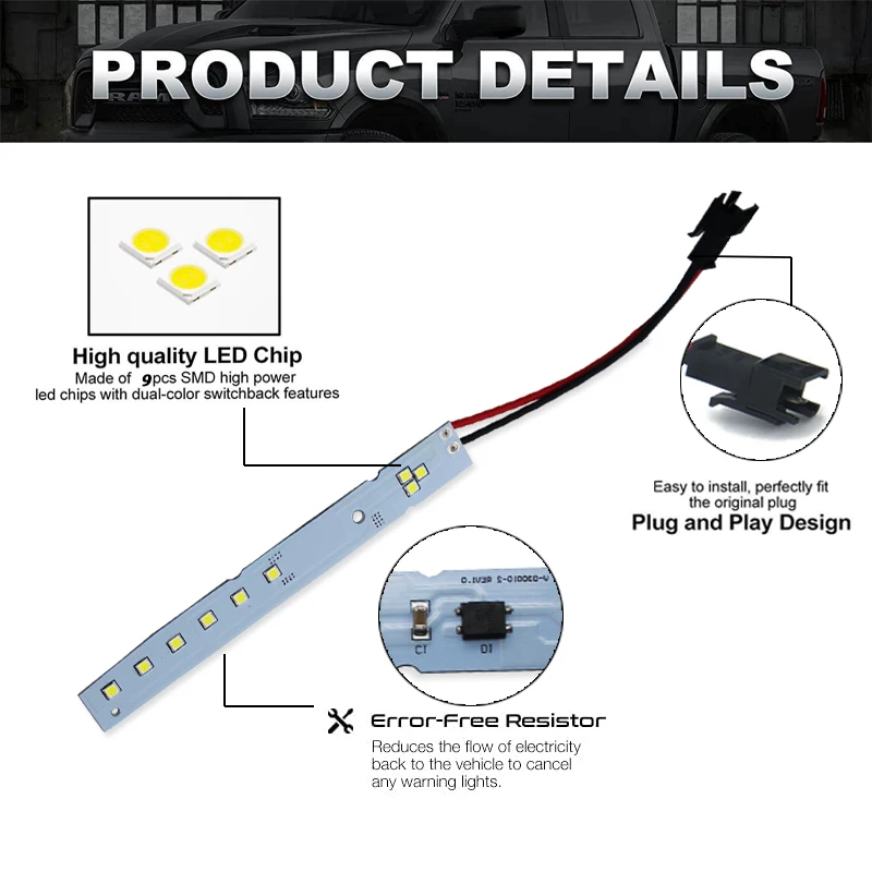 iJDM 9SMD LED Eyelid Eyebrow Modules For 2008-2010 BMW E60 LCI 5 Series 528i 535i 550i M5 HID Matching Xenon White led light car led light car led light bulb