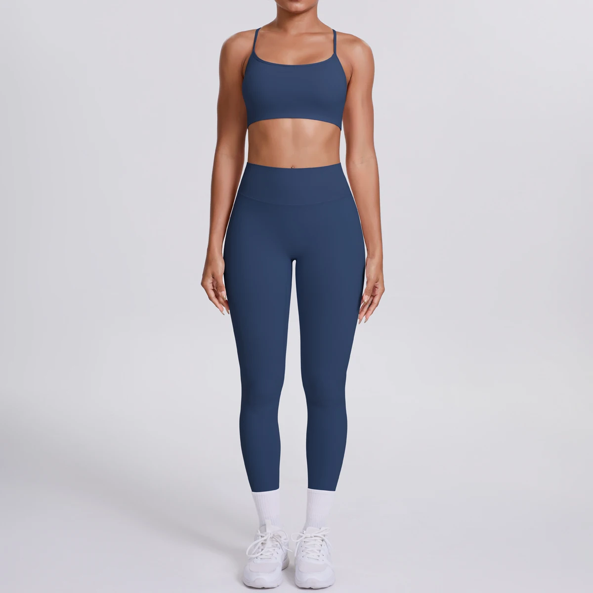 Women's Yoga Suit – Seamless Sports Bra & High Waist Leggings | Breathable Quick Dry Activewear