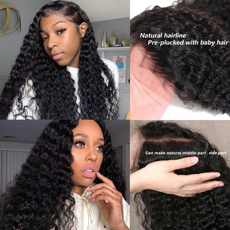 10A Deep Wave 13x6 Lace Front Wig Best Human Virgin Hair Lace Wigs – ULit