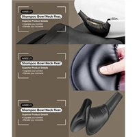 Oreiller repose-cou pour évier de lavage, coussin de tête pour cheveux, professionnel, confortable, coussin de Support pour bassin de beauté pour Salon de coiffure 5