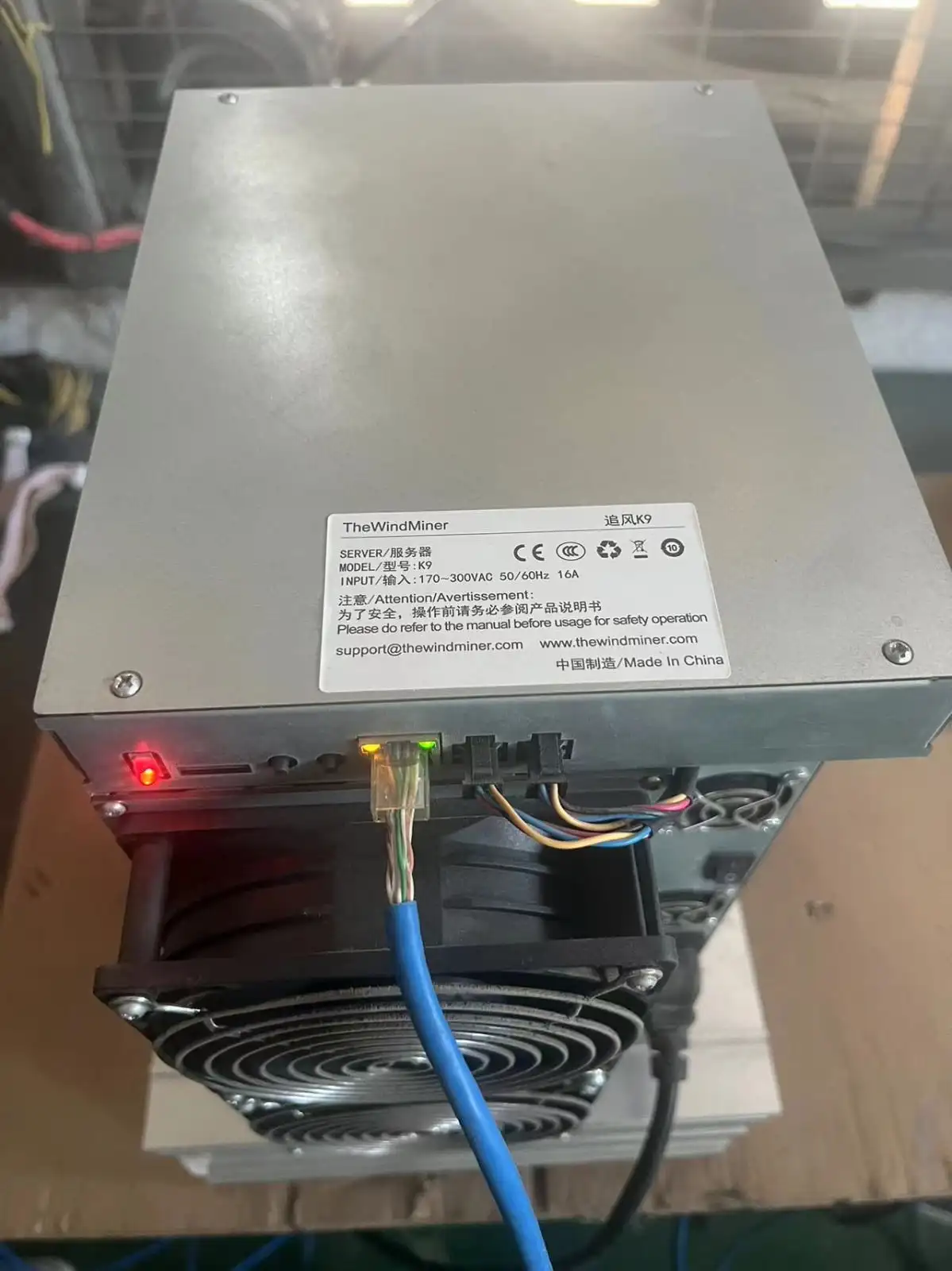 

Совершенно новый ветромайнер KAS Miner K9 10,3 T - BITMARS.