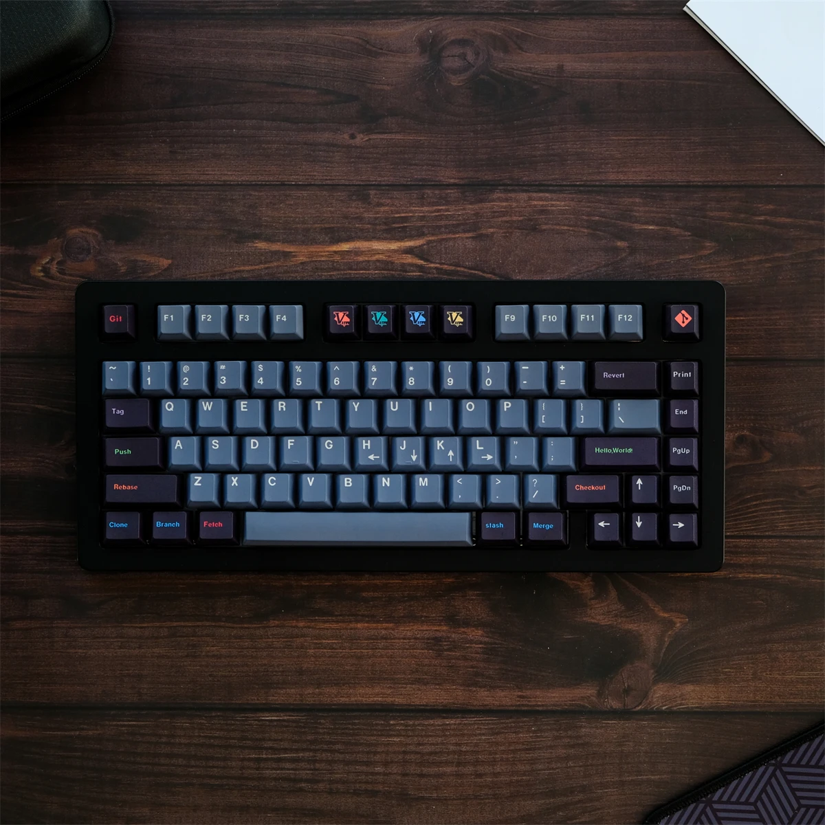 Gmk Oblivion Keycaps v2 Perfil Cereja Inglês Keycap Pbt Sublimação Dye Teclado Mecânico Interruptor mx 1.75u 129 Chaves