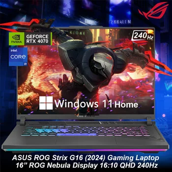 ASUS ROG Strix 16" Gaming Laptop,240Hz WQXGA QHD(2560x1600),Intel Core i9-14900HX,NVIDIA GeForce RTX 4070,64GB DDR5 RAM,4TB SSD 1