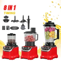 Robot culinaire multifonction 8 en 1, 9500W, mixeur haute vitesse 3L 32000 tr/min, presse-agrumes, hachoir à viande, mixeur à smoothies, appareil de cuisine 1