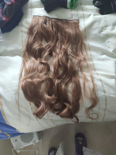 Lisix Synthetic Clip In Hair Extensions (5 Clips) photo review