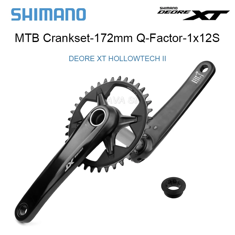 Shimano Deore XT M8100 Crankset 12S 170mm 36T Hollowtech MTB Cassette  CS-M8100 10-51T K7 CN-M8100 126 Links Bicycle Chain