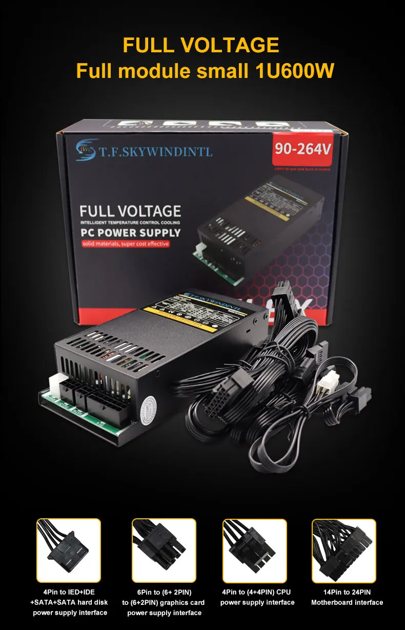 psu cabo para itx jogo desktop ativo pfc