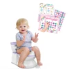 Baby Potty Training Toilet Seat，Baby Potty Toilet Seat Realistic Potty Training Seat With Sticker 1