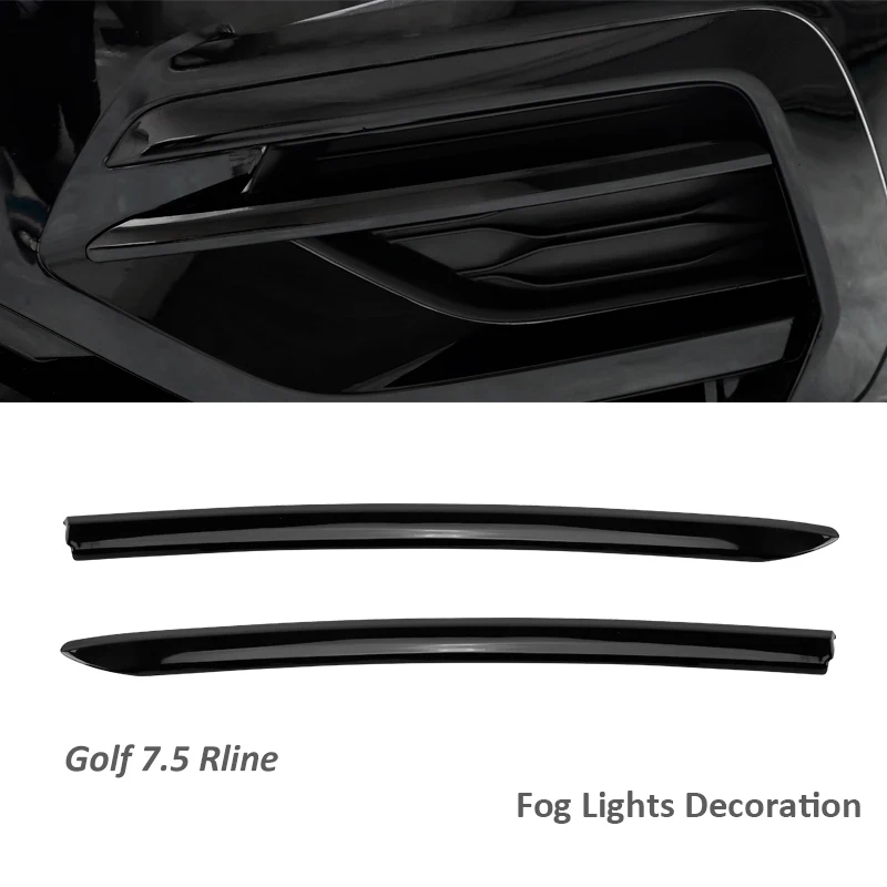 Front Grille Strip for VW Golf 7 Rline 7.5 MK7 Bumper Grill Trim Cover