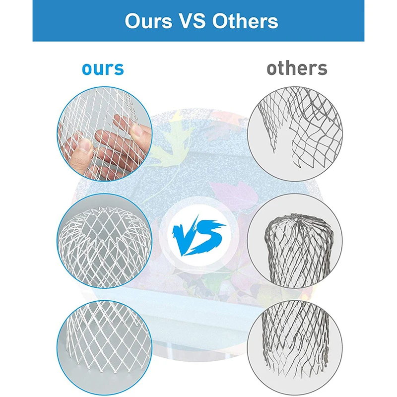 Roof Gutter Guard Filters 1/4/6 PCS Outdoors Terrace Expand Aluminum Filter Strainer Tops Blockage Leaf Drains Debris Net Cover