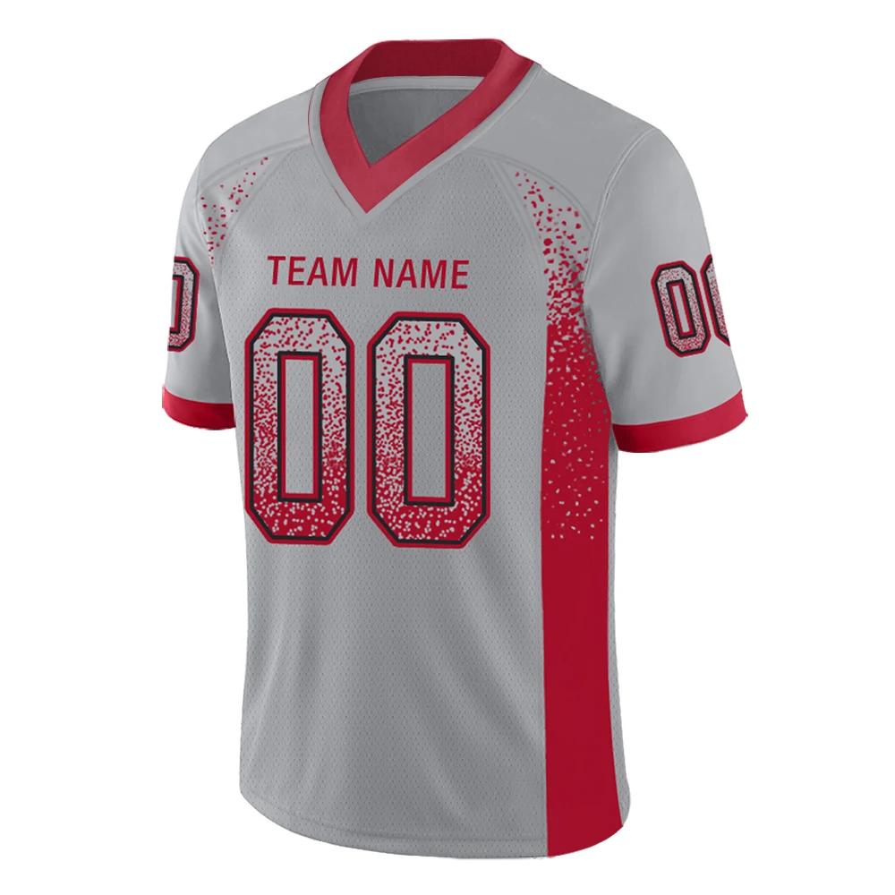 Custom Red Football Jerseys, Football Uniforms For Your Team