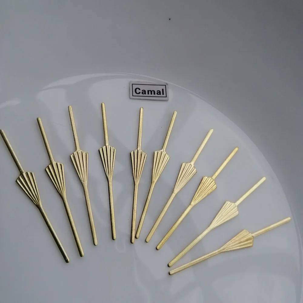 100PCS 45mm/1.77inch Gold Metal Arrow Connectors Pins for Crystal Prisms Beads Chandelier Pendant Lamp Lighting Parts metal buckles connectors