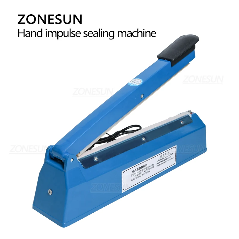 Zonun-手動インフューザーシール機,ビニールフィルム包装機,調整可能な時間加熱,小型包装機,ZS-FS200 Aliexpress