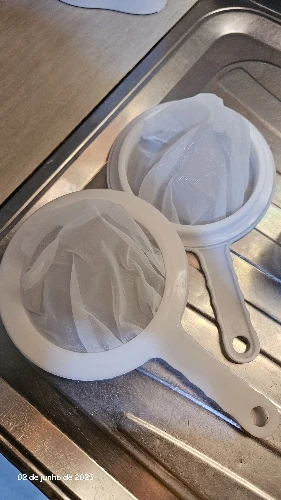 Soy Milk Wine Filter Bag Nut Milk Bag Tea Coffee Oil Yogurt Filter Net Mesh Kitchen Food Reusable Nylon Filter Bags Strainer photo review
