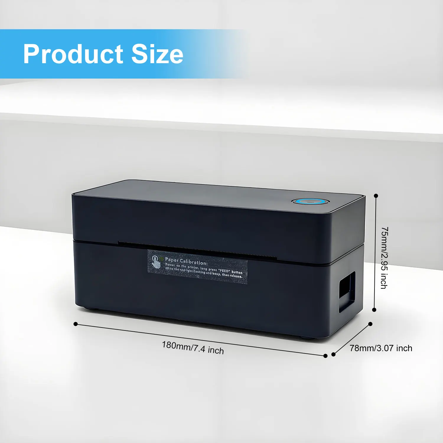 طابعة ملصقات حرارية طابعة ملصقات شحن لاسلكية صغيرة...