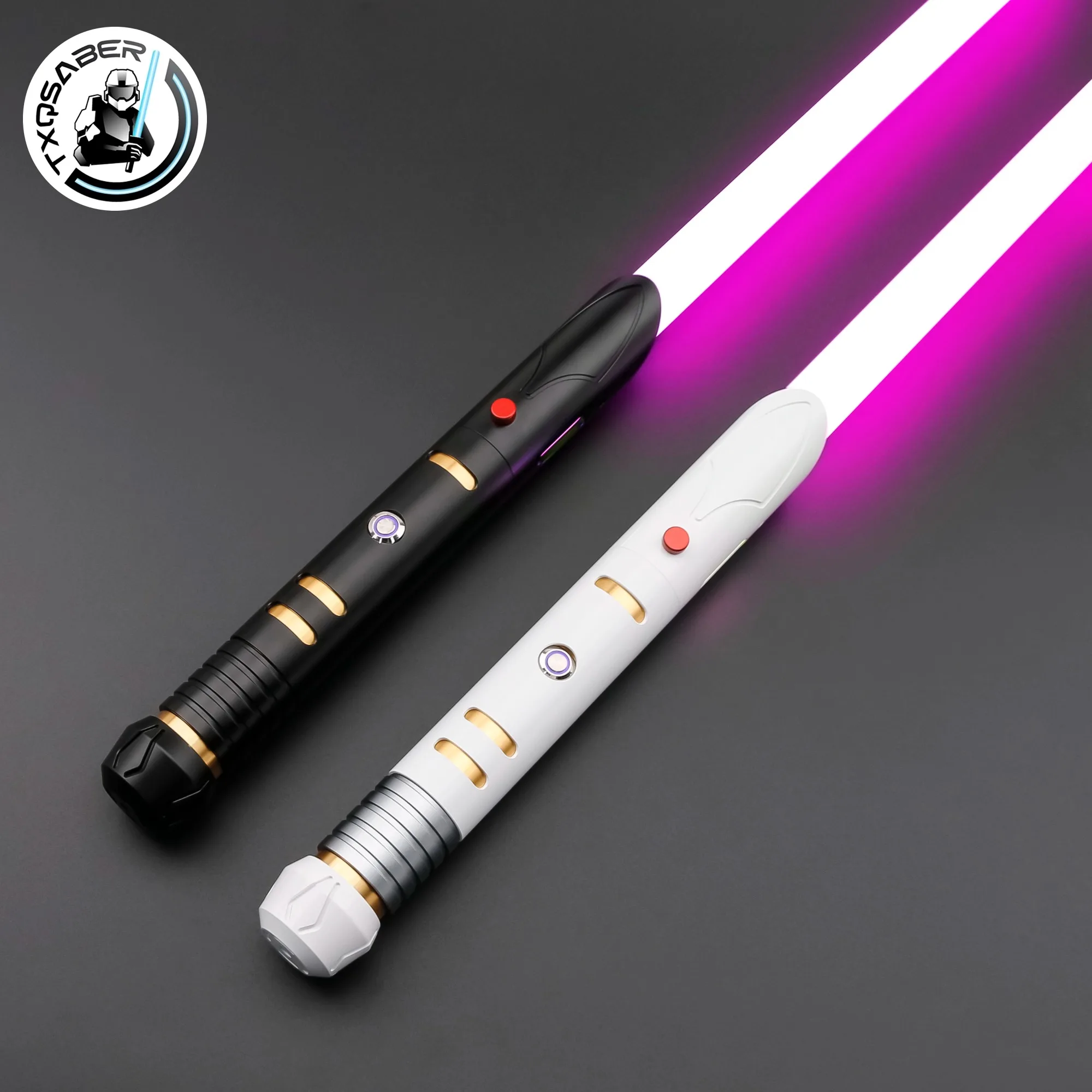 

TXQ Temple Guar SE Lightsaber Gift Toys Smooth Swing NEO Jedi Saber Combat Heavy Dueling Sword Laser Metal Hilt 12color Blaster