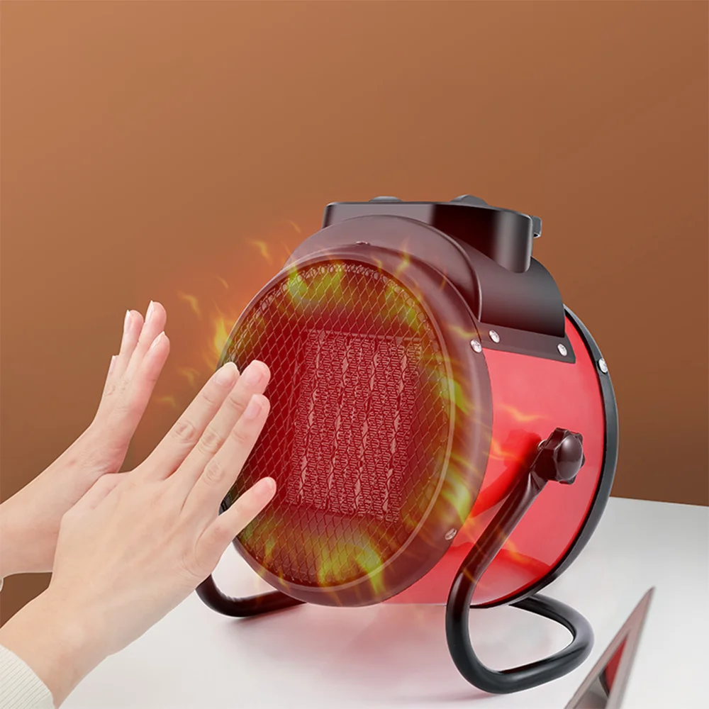 

220V Portable 3 Gear Adjust Industrial Electric Heater Thermostat Air Warmer Radiator Room Heater Fast Heat Overheat Protection