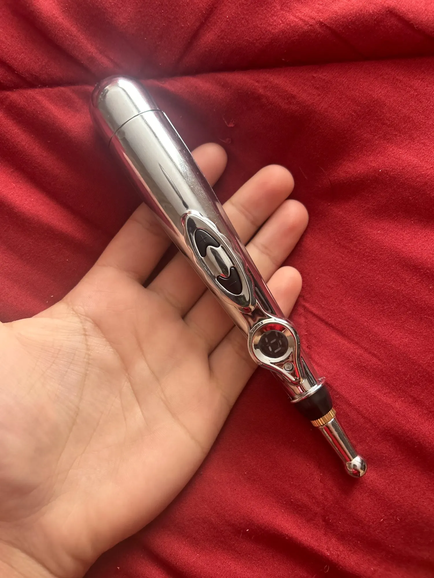 Elektrischer Akupunkturstift - Meridian Therapie für Schmerzlinderung und Massage photo review