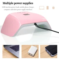 9SPro Trapezoidal Nail Gel Dryer Lamp 24 LED Beads Nail Phototherapy Machine Professional Manicure Tool Integrated USB Equipment 2