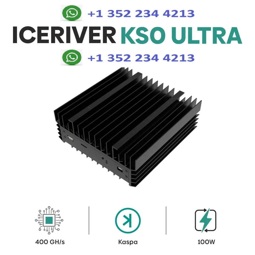

Купи 3 получи 2 бесплатно новый Iceriver KS0 Ultra 400GH/s 100 Вт + блок питания, новая и оригинальная упаковка✅