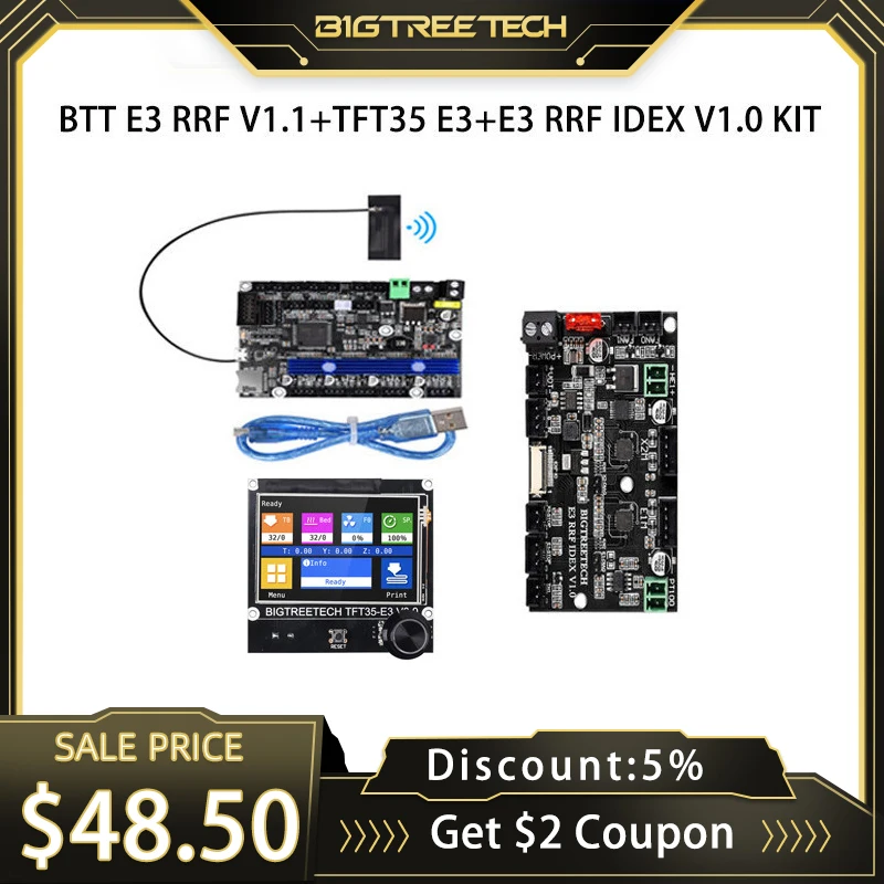 BIGTREETECHE3RRFV11TFT35E3V30E3RRFIDEXControlBoardTMC2209