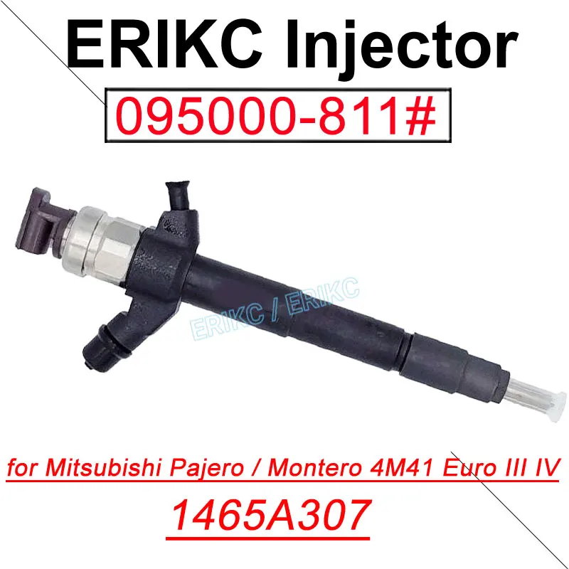 

095000-8110 Common Rail Injector 1465A307 23670-0L030 Diesel Fuel Sprayer Nozzle For Mitsubishi Pajero 4M41 Engine 1KD 2KD Pump