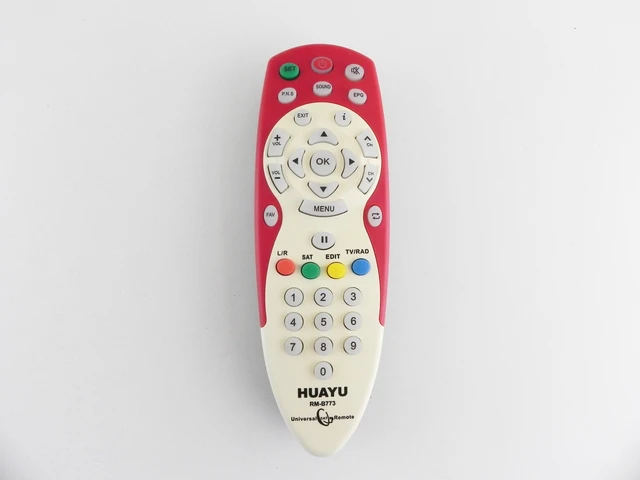 Télécommande Universelle Pour Récepteurs De Satellite Huayu Rm.