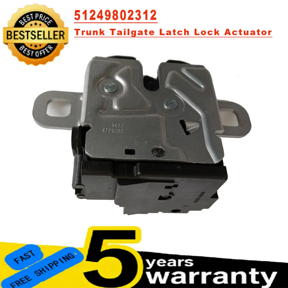 51249802312 9802312 Trunk Tailgate Latch Lock Actuator For Bmw Mini