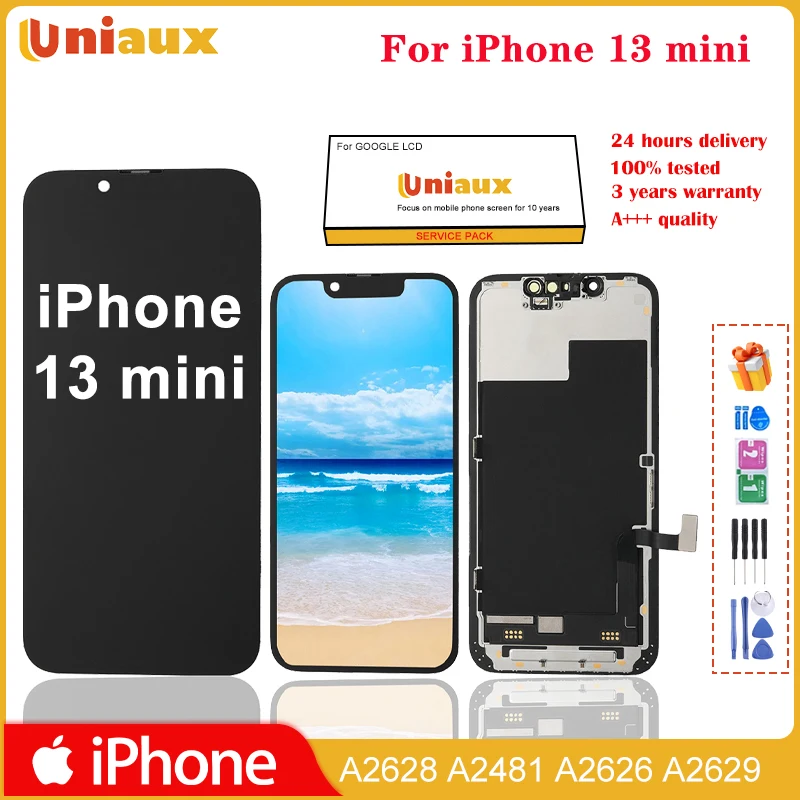 5.4 "Oled Per Iphone 13 Mini Display Lcd 3D Touch Screen Digitizer Assembly Per Iphone 13 Mini Screen Parti Di Ricambio 100% Test
