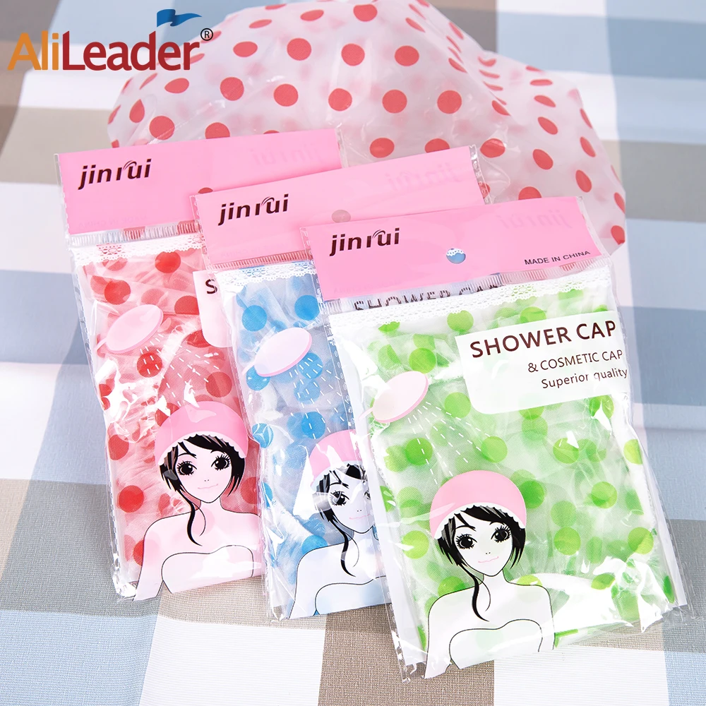 Рисунок 2 - модные пластиковые шапочки для душа