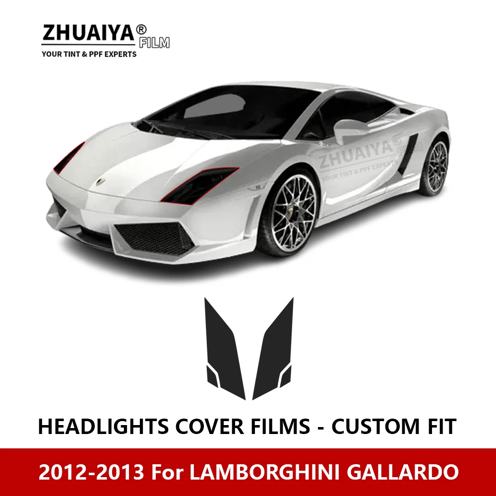 

For LAMBORGHINI GALI ARDO 2012-2013 Car Exterior Headlight Anti-scratch PPF precut Protective film Repair film Car stickers