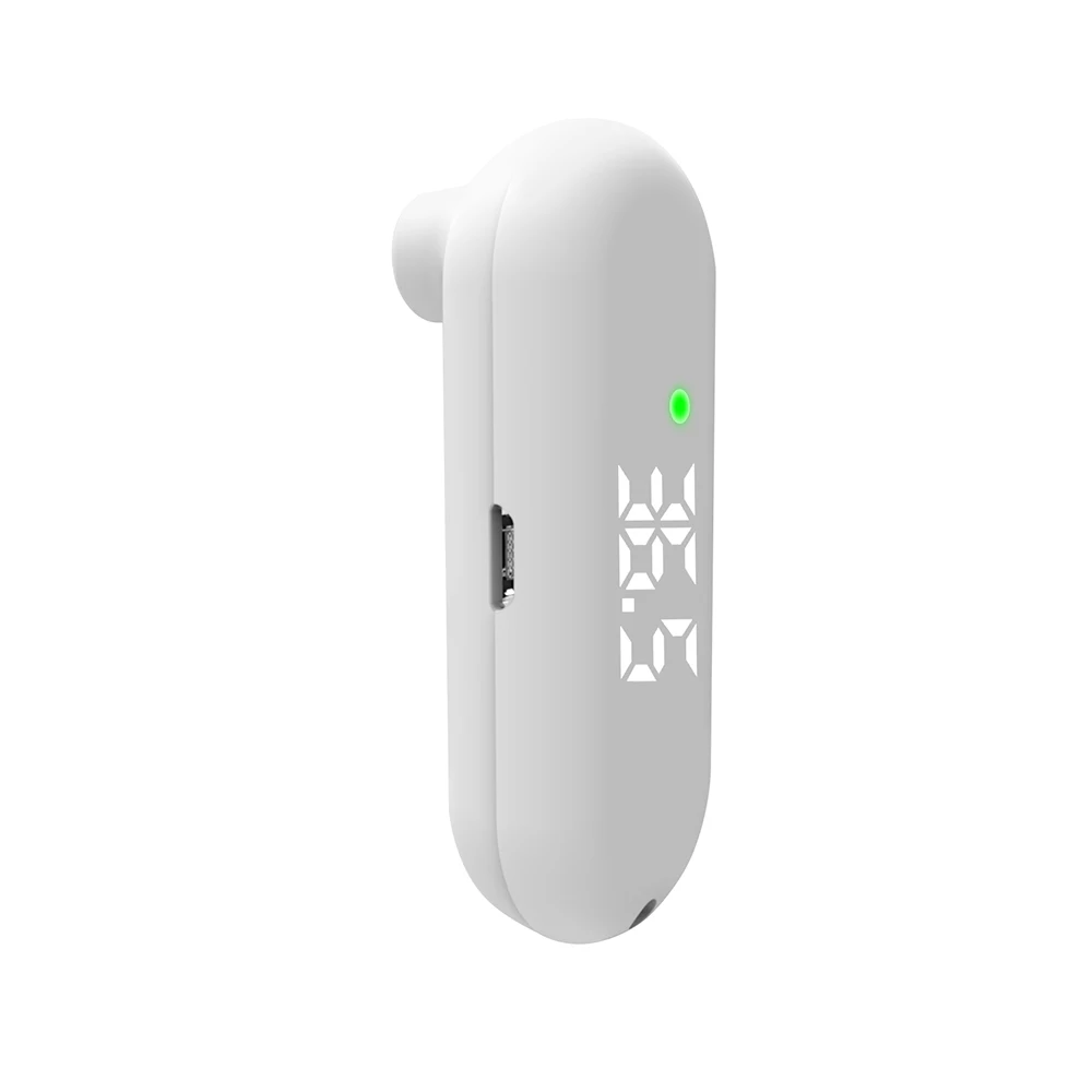 Glass Free Thermometer USB Rechargeable Digital Contactless Accuracy Non-contact Body Temperature Meter