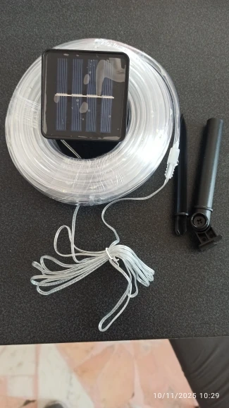 Guirlande solaire LED tube