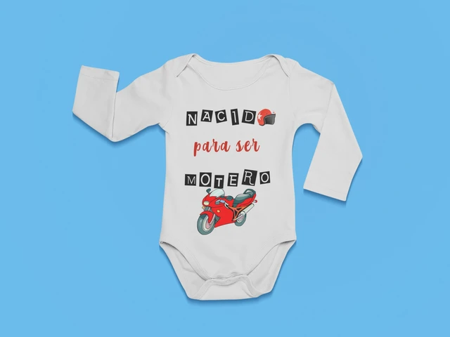 Bodysuit for biker or biker baby-born to be a biker-biker-gift for biker  babies. Short Sleeve Long Sleeve Original Designs Baby Suit