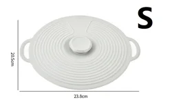 Universal Silicone Heat - Resistant Lids - Microwave & Stove Safe, Reusable and Versatile (S)